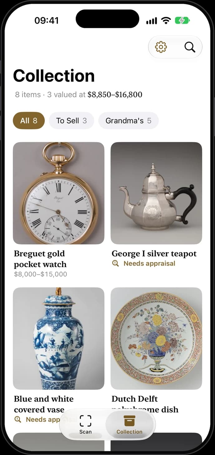 Collection of scanned antiques